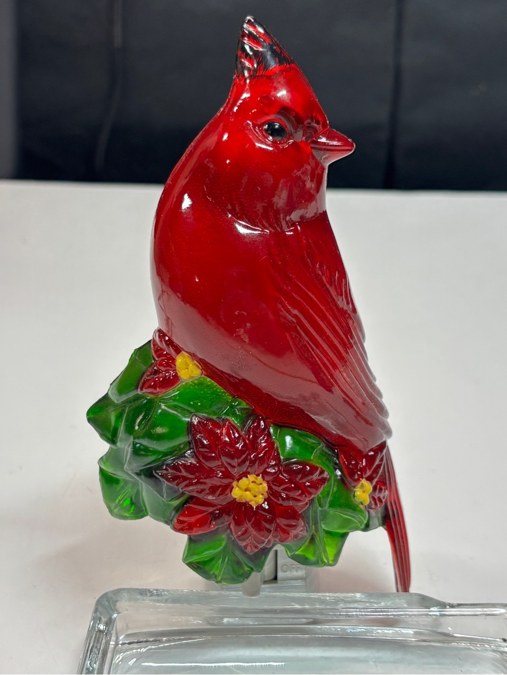 Red Cardinal Night With Christmas Holly Berries Switch Red tested works